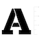 Alphabet Block Caps Stencils, 7&#x22; x 10&#x22; by Craft Smart&#xAE;